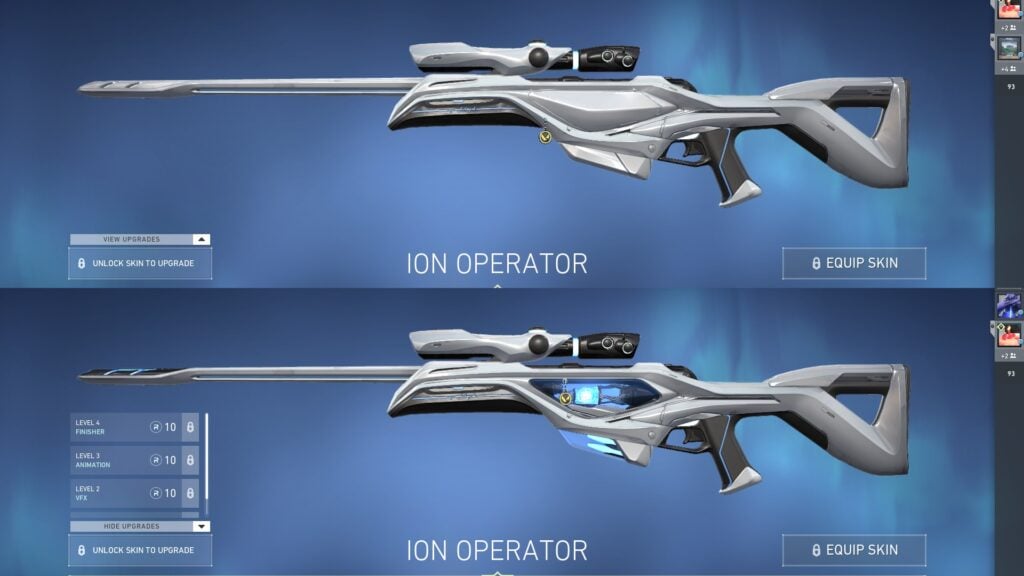 Ion Operator at Level 1 vs Level 4