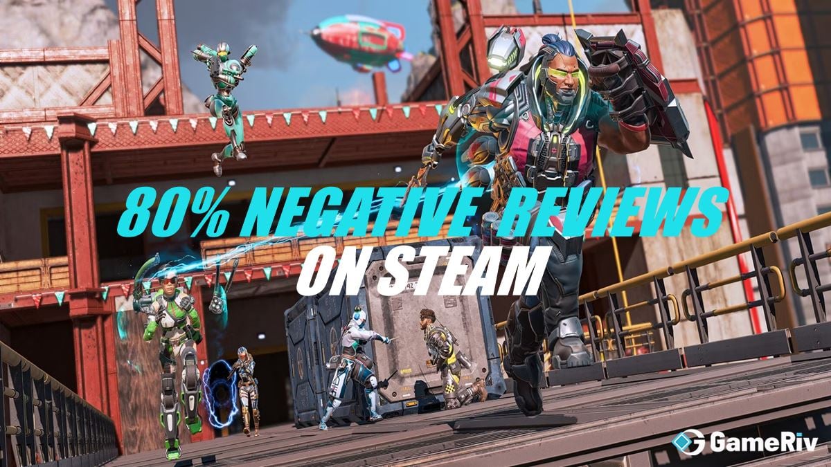 Apex Legends receives 80% negative reviews in last 30 days on Steam