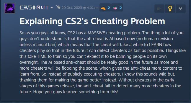 Cheating in CS2 is Getting Out of Control