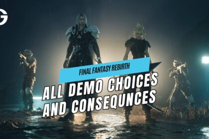 Final Fantasy Rebirth All Demo Choices