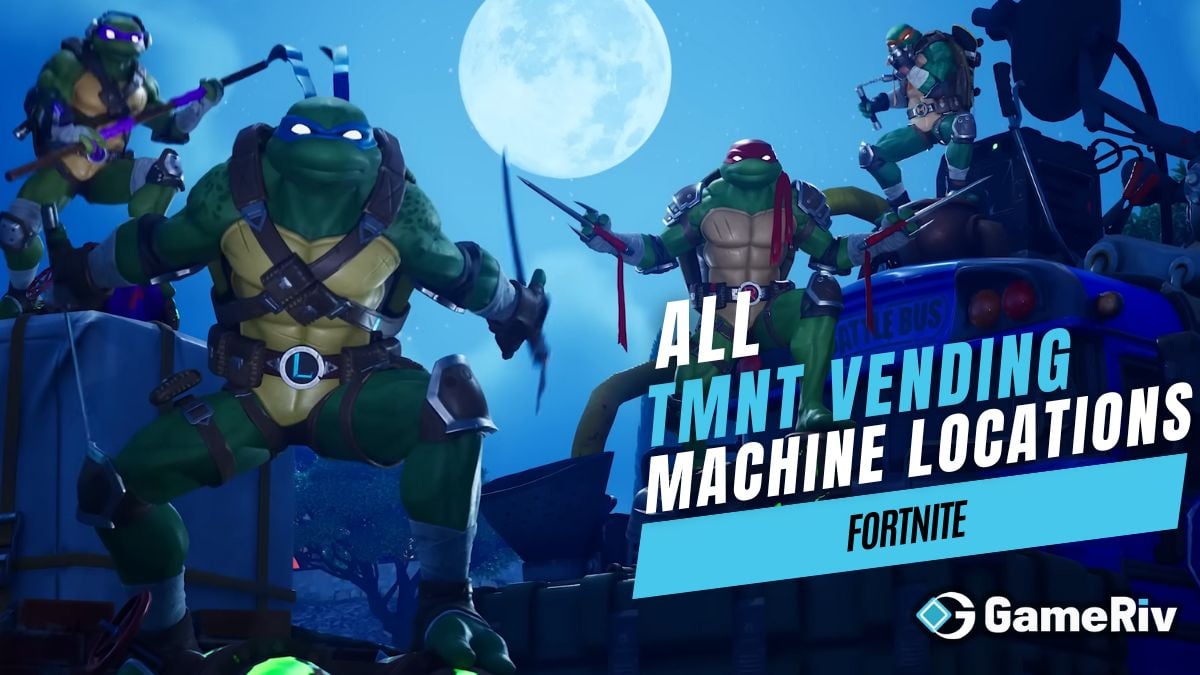 Fortnite Cowabunga Event All TMNT Vending Machine Locations