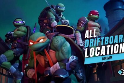 Fortnite x TMNT Event All Driftboard Locations