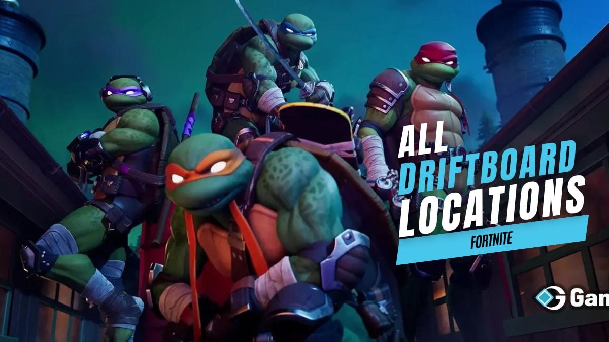 Fortnite x TMNT Event All Driftboard Locations