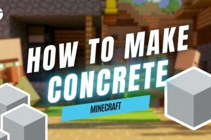 How to make concrete in Minecraft