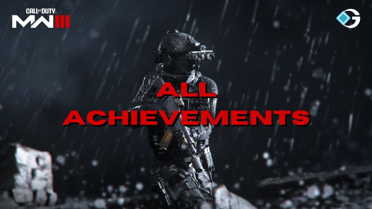 Modern Warfare 3 Achievements