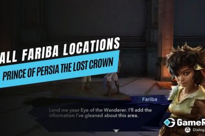 All Fariba locations in Prince of Persia: The Lost Crown