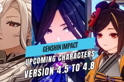 Upcoming characters version 4.5 to 4.8