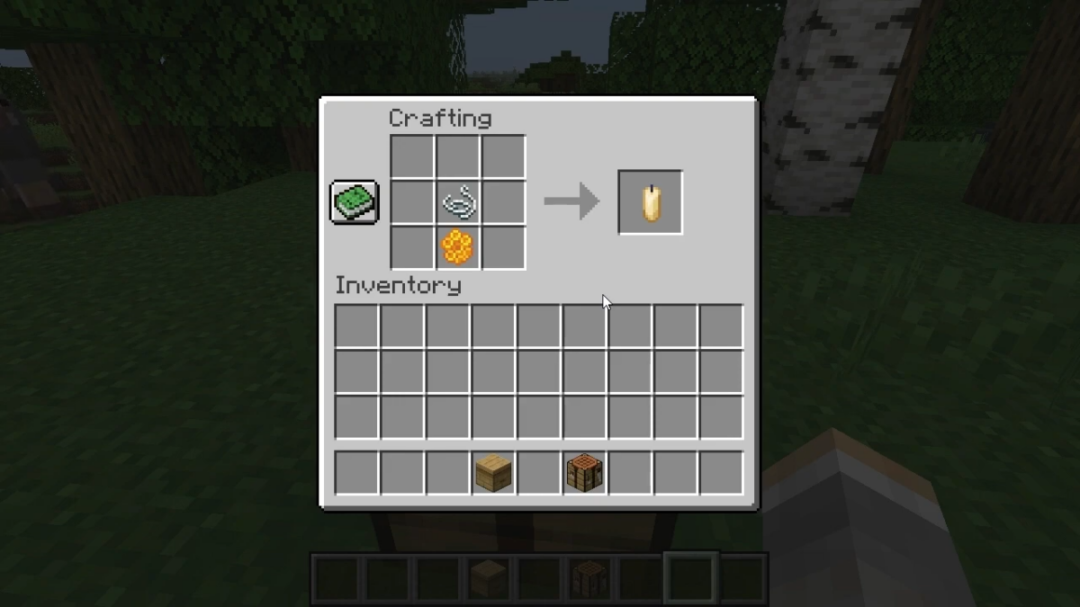 Candle Recipe in Minecraft