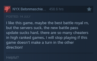 Apex Legends Steam Review