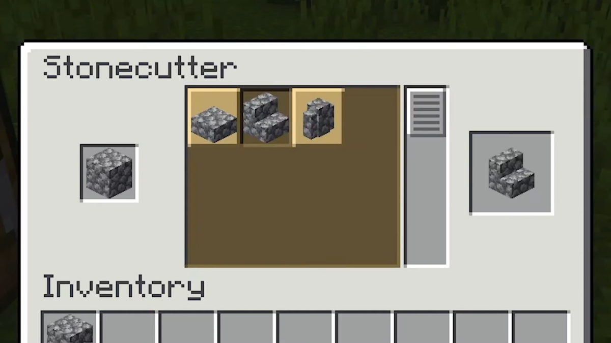 How to use a Stonecutter Minecraft